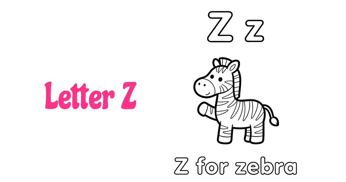 字母Z涂色页