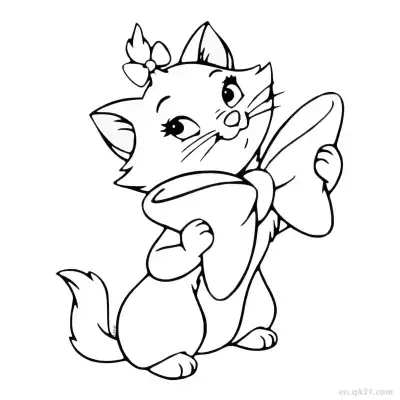 猫 77简笔画 素描 涂鸦 - 免费可打印可爱猫 下载PDF – 免费可打印简笔画涂色画