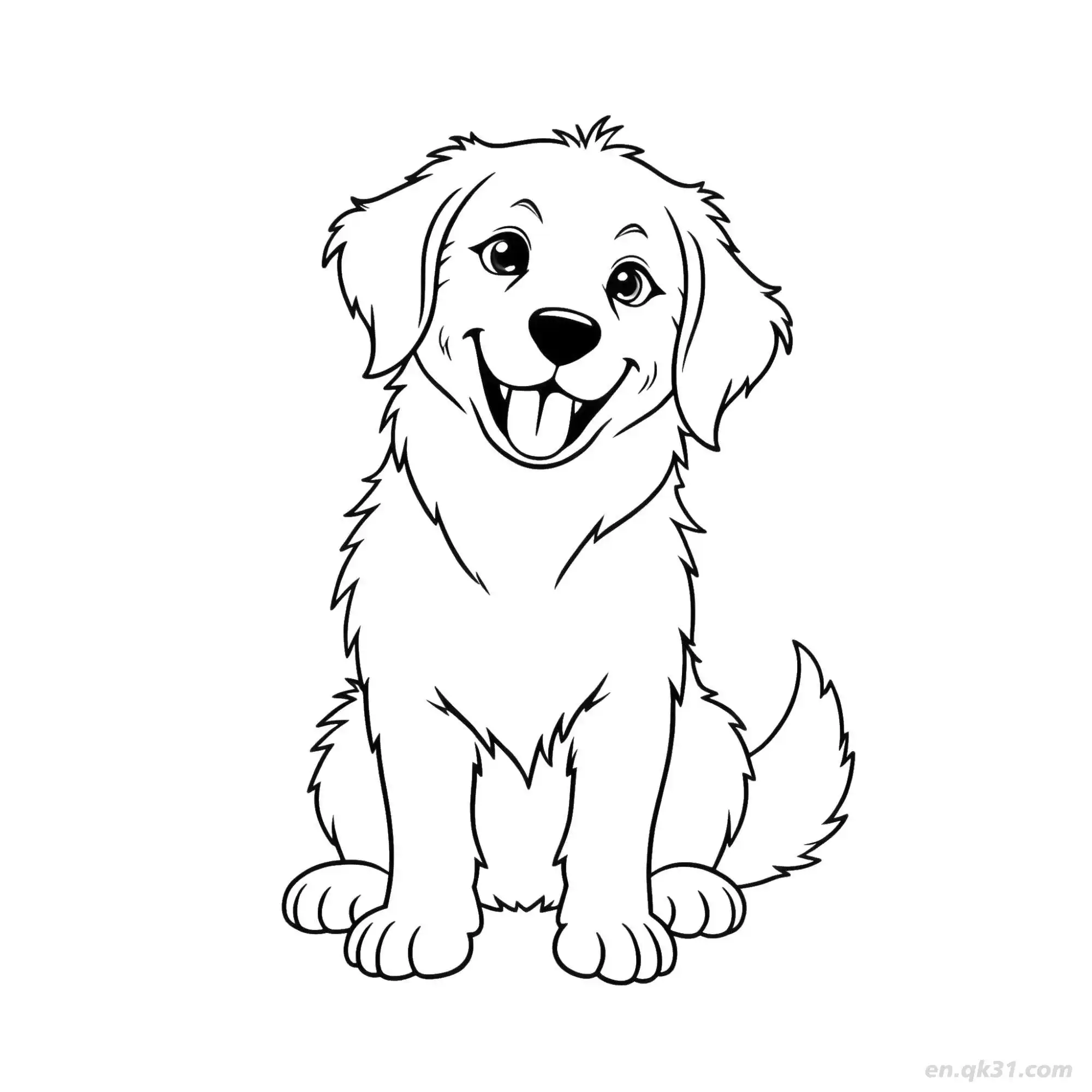免费 狗 11简笔画 素描 涂鸦 - 免费可打印狗 下载PDF 简笔画涂色页