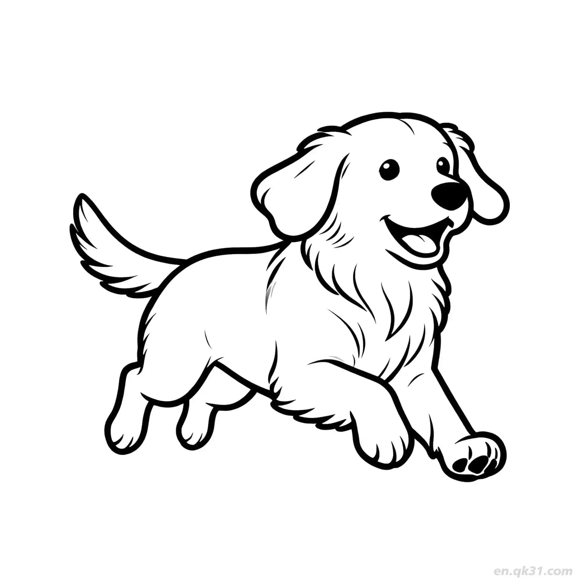 免费 运动狗 2简笔画 素描 涂鸦 - 免费可打印狗 下载PDF 简笔画涂色页