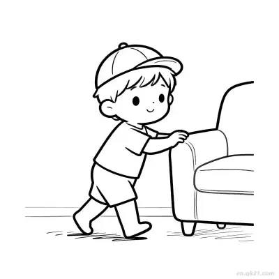 学走路的婴儿 4简笔画 素描 涂鸦 - 免费可打印 婴儿简笔画 下载PDF – 免费可打印简笔画涂色画