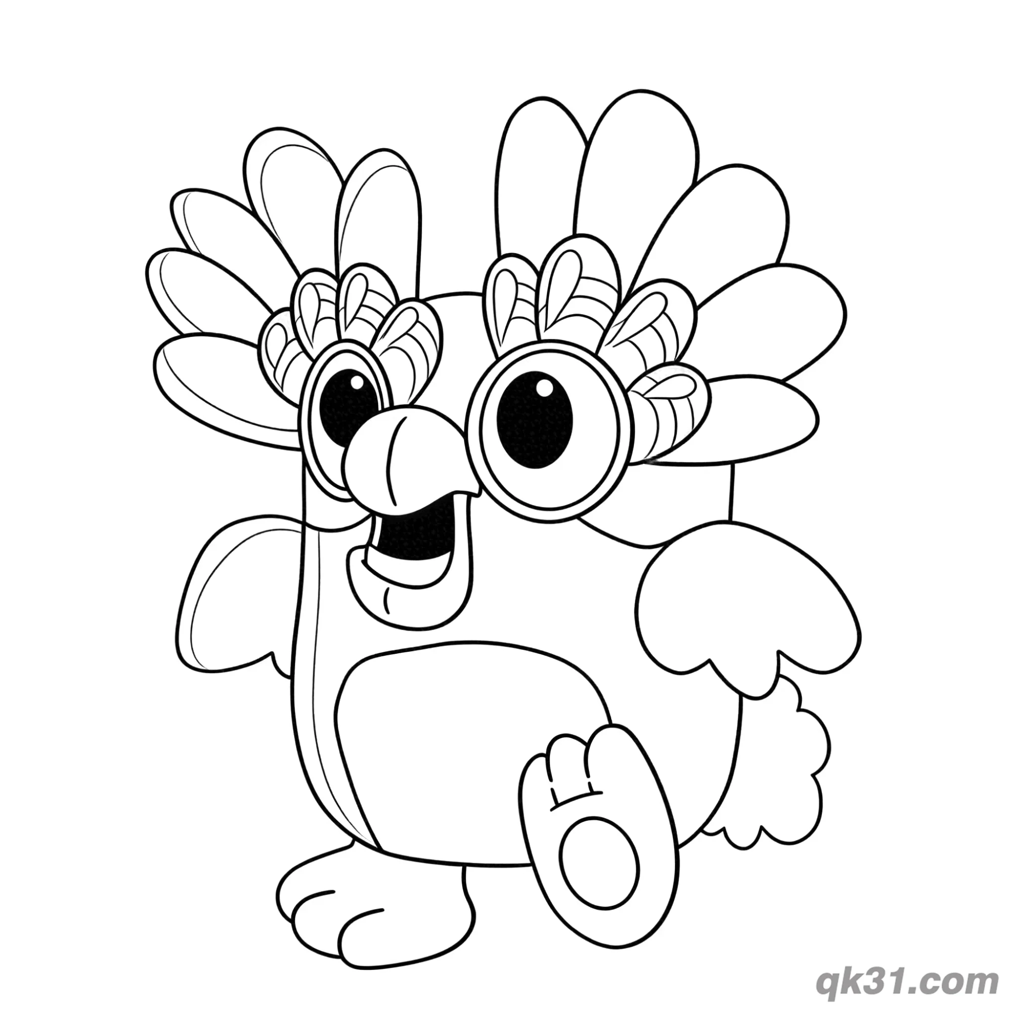 免费 Chattermax洗手盆场景简笔画涂色页 | 可打印PDF 简笔画涂色页