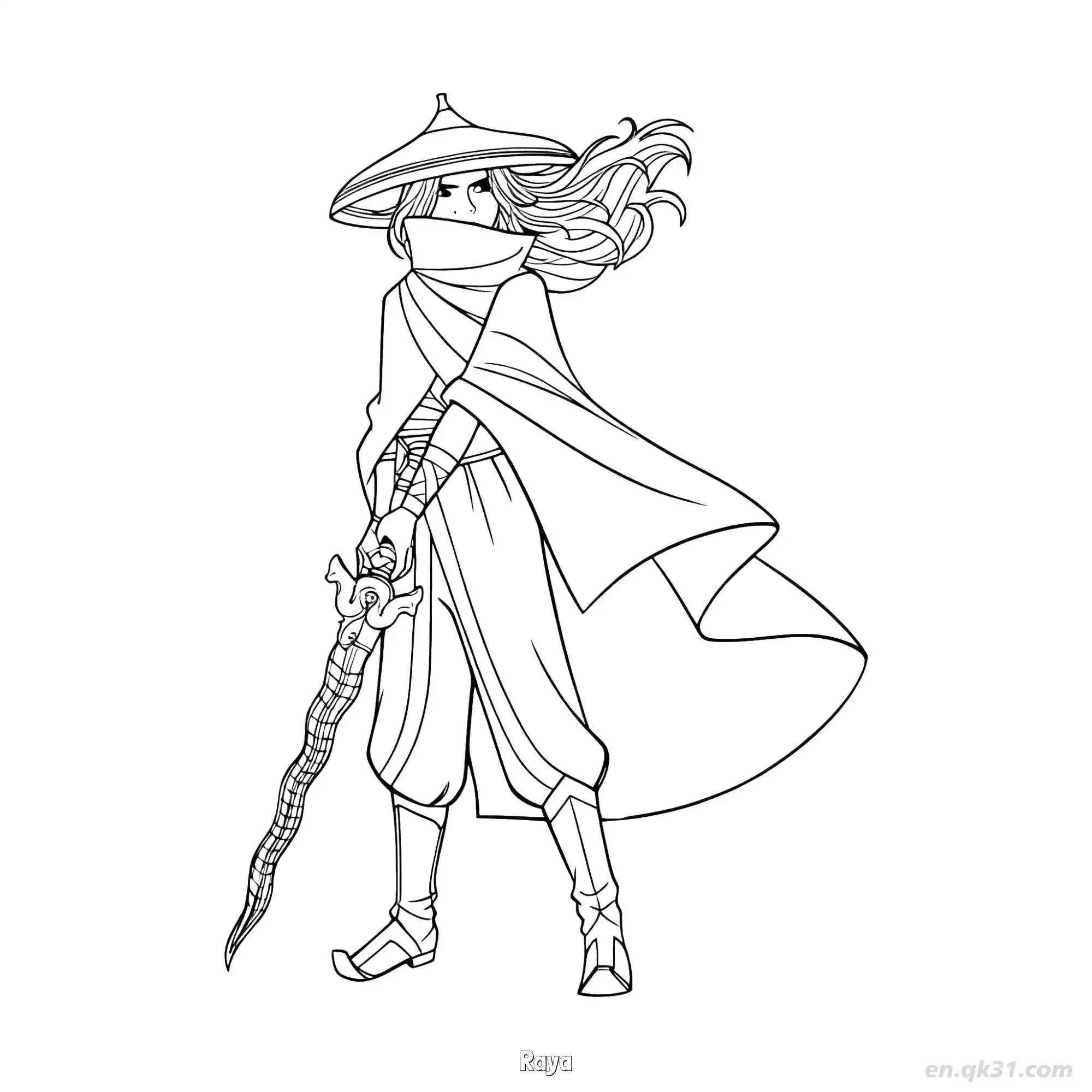 免费 拉雅 10简笔画 素描 涂鸦 - 免费可打印迪士尼 寻龙传说 下载PDF 简笔画涂色页