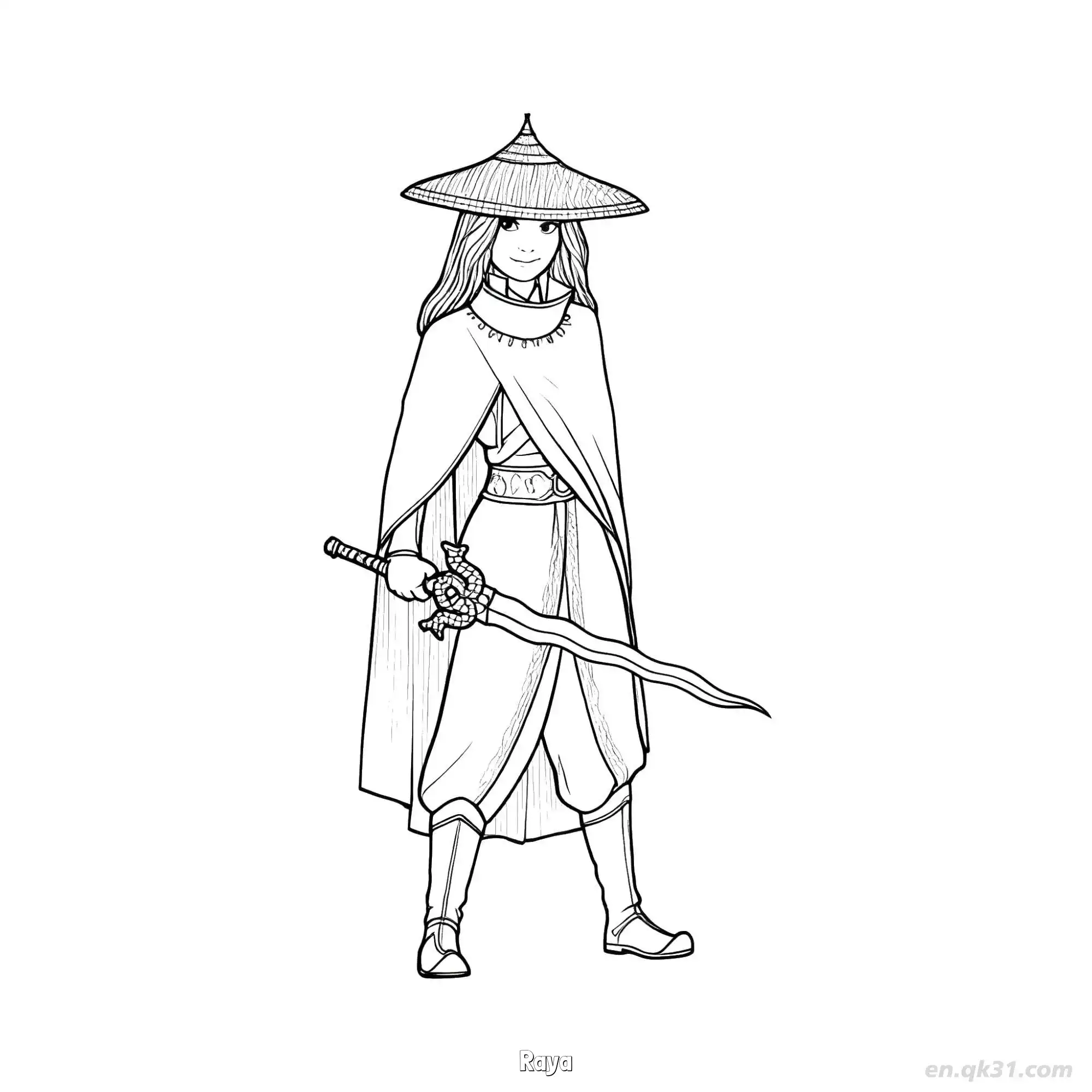 免费 拉雅 12简笔画 素描 涂鸦 - 免费可打印迪士尼 寻龙传说 下载PDF 简笔画涂色页