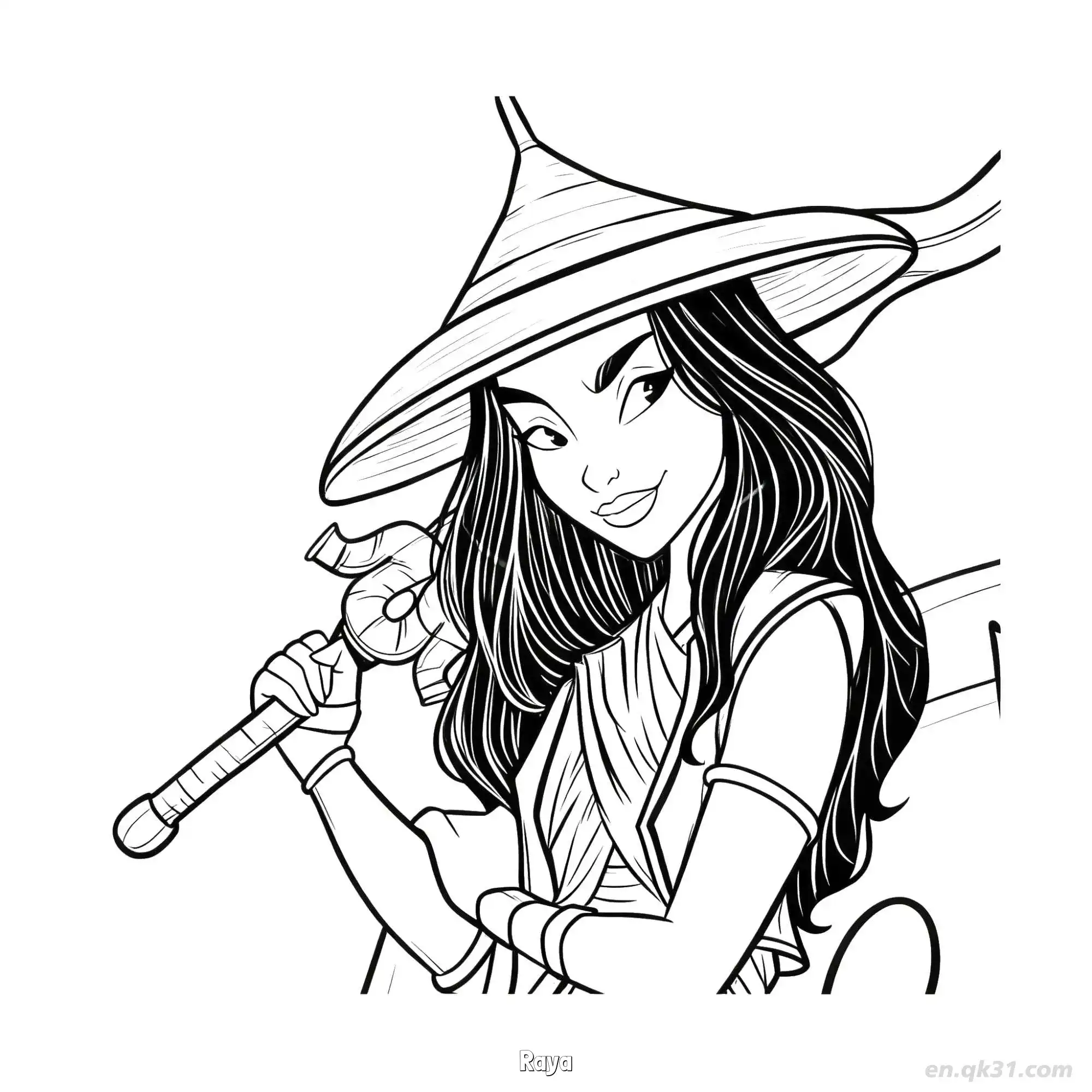 免费 拉雅 17简笔画 素描 涂鸦 - 免费可打印迪士尼 寻龙传说 下载PDF 简笔画涂色页