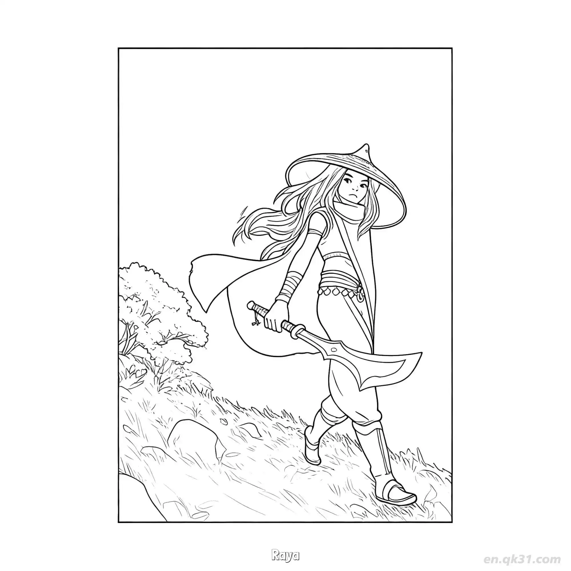 免费 拉雅 19简笔画 素描 涂鸦 - 免费可打印迪士尼 寻龙传说 下载PDF 简笔画涂色页