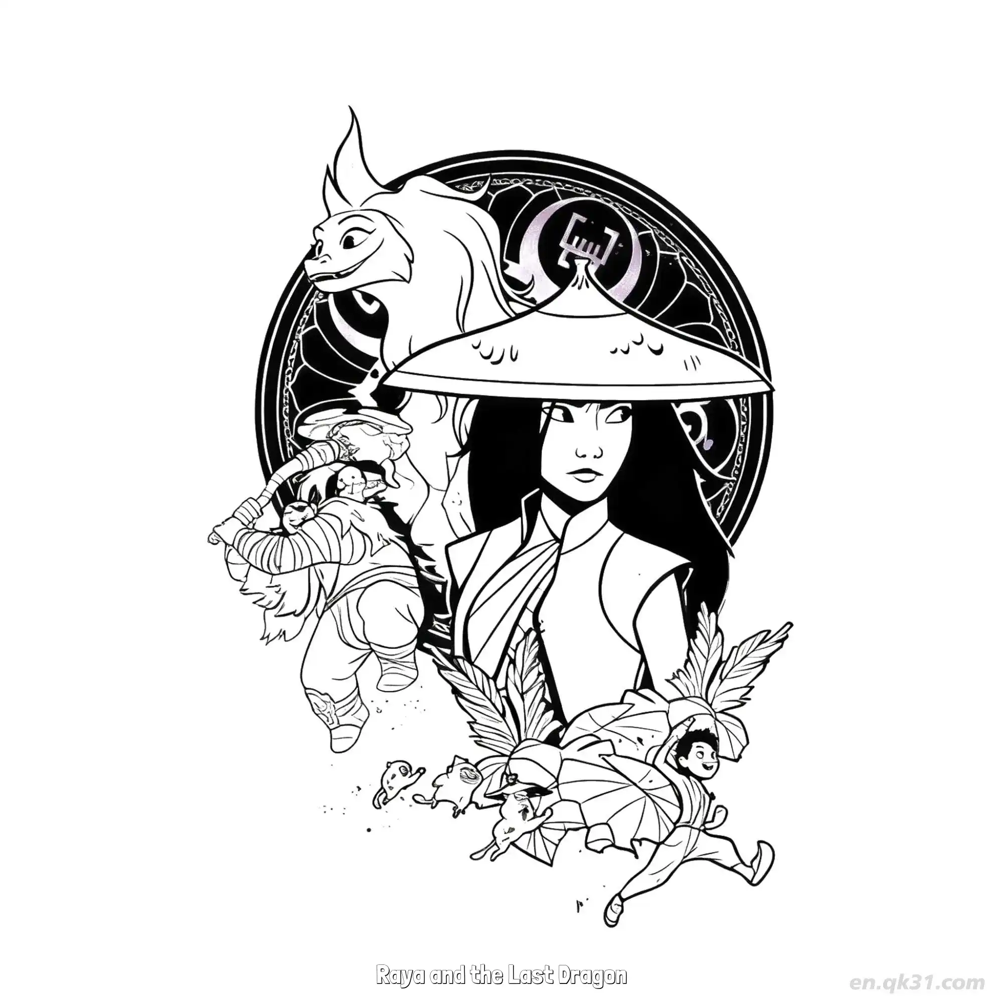 免费 寻龙传说 简笔画 素描 涂鸦 - 免费可打印迪士尼 寻龙传说 下载PDF 简笔画涂色页