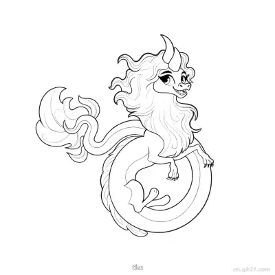 希苏 简笔画 素描 涂鸦 - 免费可打印迪士尼 寻龙传说 下载PDF – 免费可打印简笔画涂色画