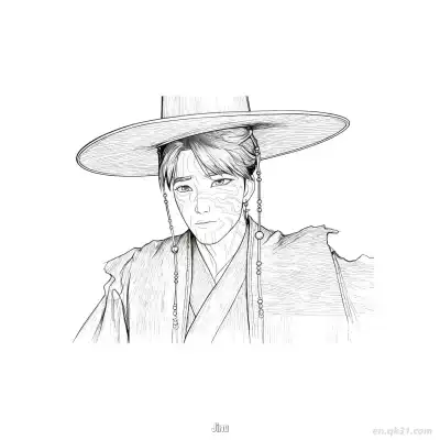 真宇神秘面具战士特写涂色页 – 免费可打印简笔画涂色画