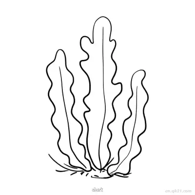 友好无牙卡通鲨鱼涂色页  – 免费可打印简笔画涂色画