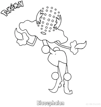 砰头小丑简笔画 - 免费可打印宝可梦简笔画 – 免费可打印简笔画涂色画