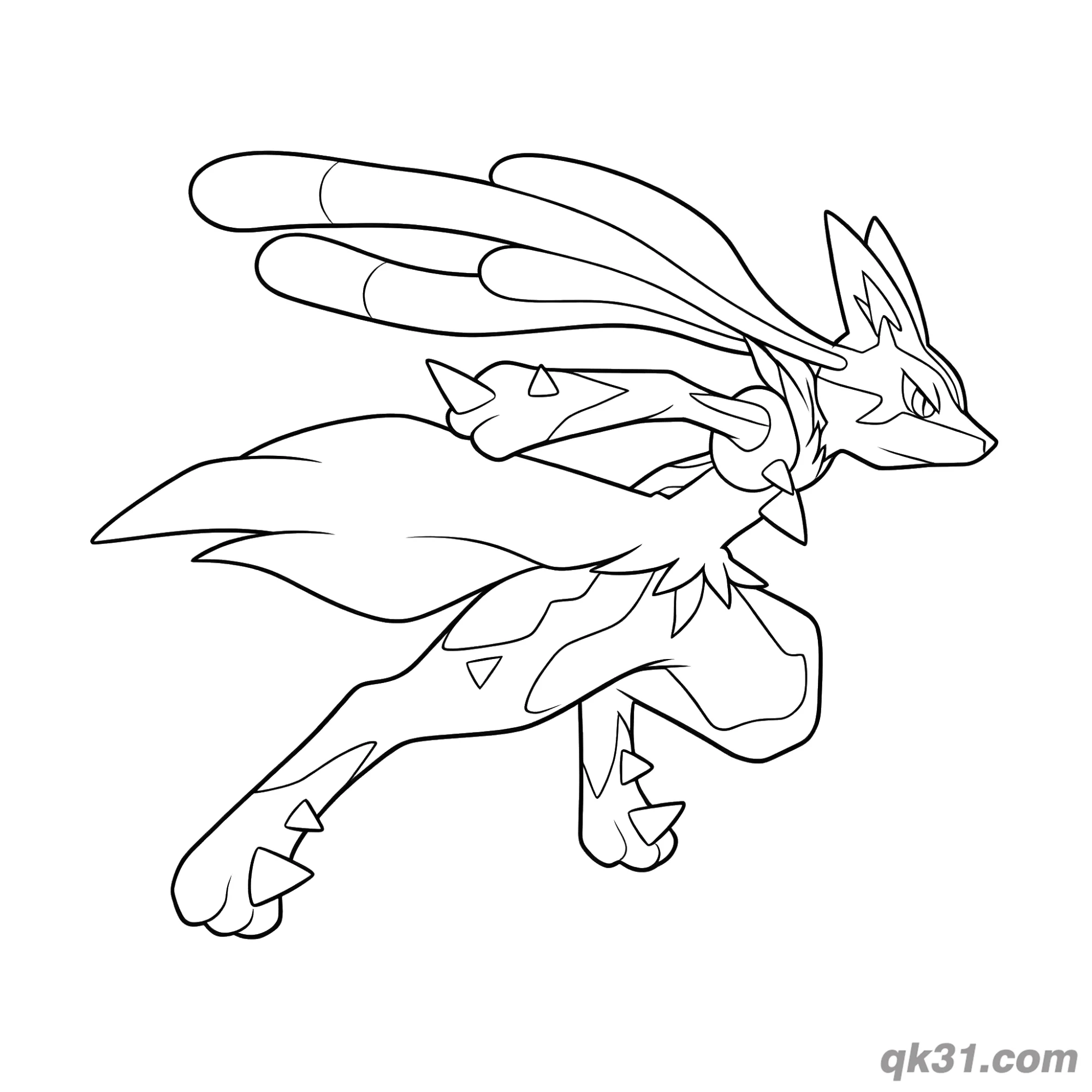 免费 超级路卡利欧极速飞行简笔画涂色页 简笔画涂色页