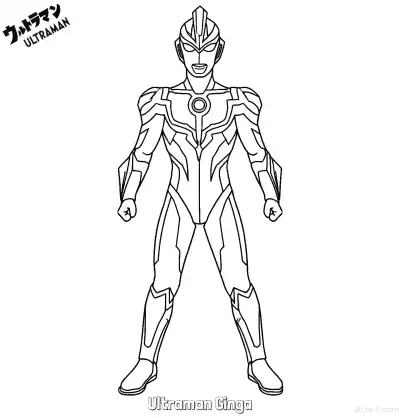 银河奥特曼 简笔画 素描 涂鸦 - 免费可打印奥特曼 下载PDF – 免费可打印简笔画涂色画