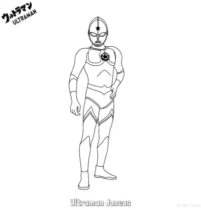 乔尼亚斯奥特曼 简笔画 素描 涂鸦 - 免费可打印奥特曼 下载PDF – 免费可打印简笔画涂色画