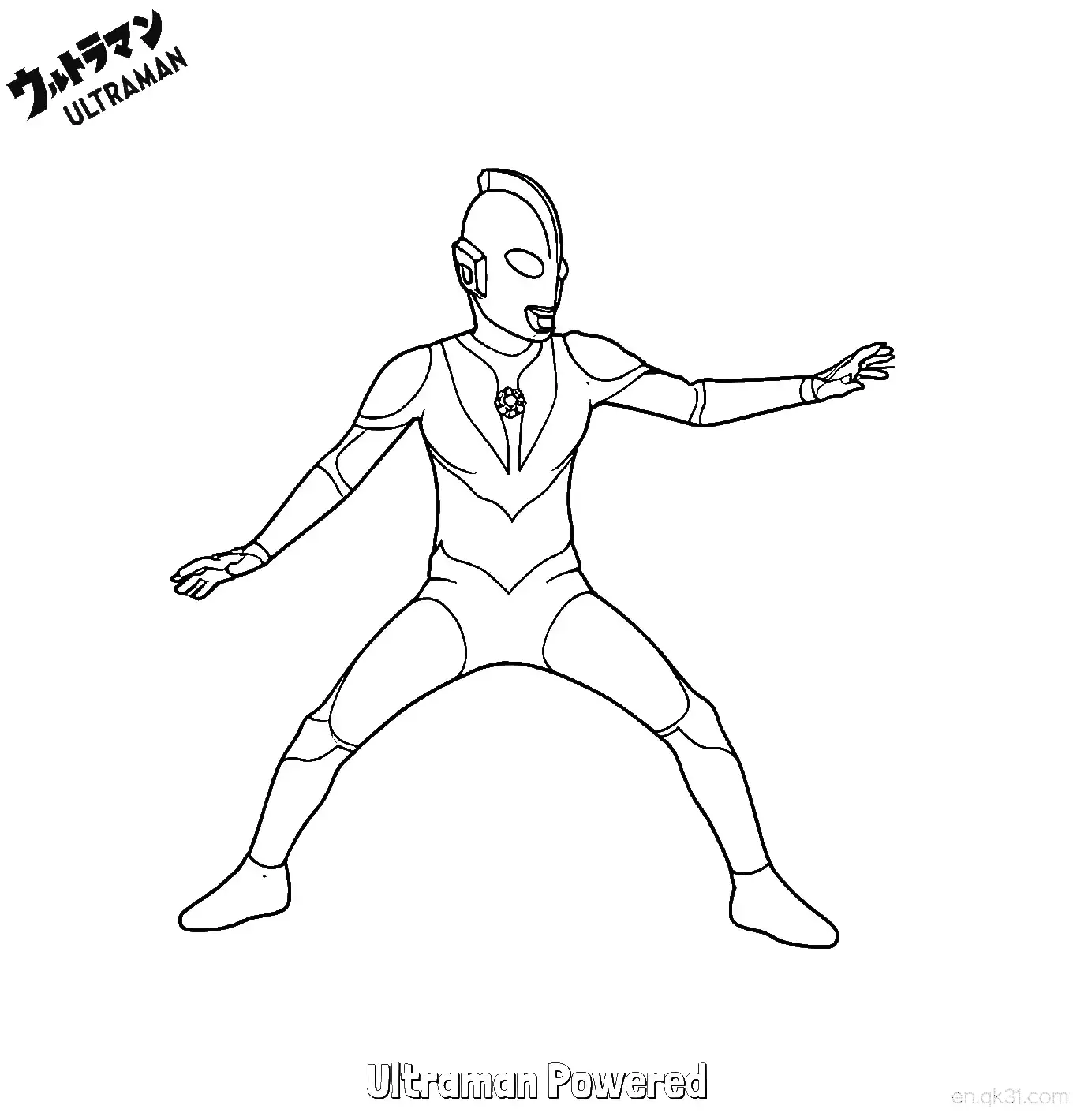 免费 帕瓦特奥特曼 2简笔画 素描 涂鸦 - 免费可打印奥特曼 下载PDF 简笔画涂色页
