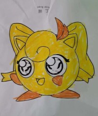 胖可丁|简笔画|素描|涂鸦|涂颜色
