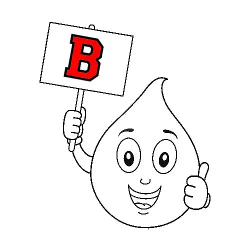 字母-B Letter B简笔画涂色画 – 为儿童和成人提供的免费可打印简笔画涂色画